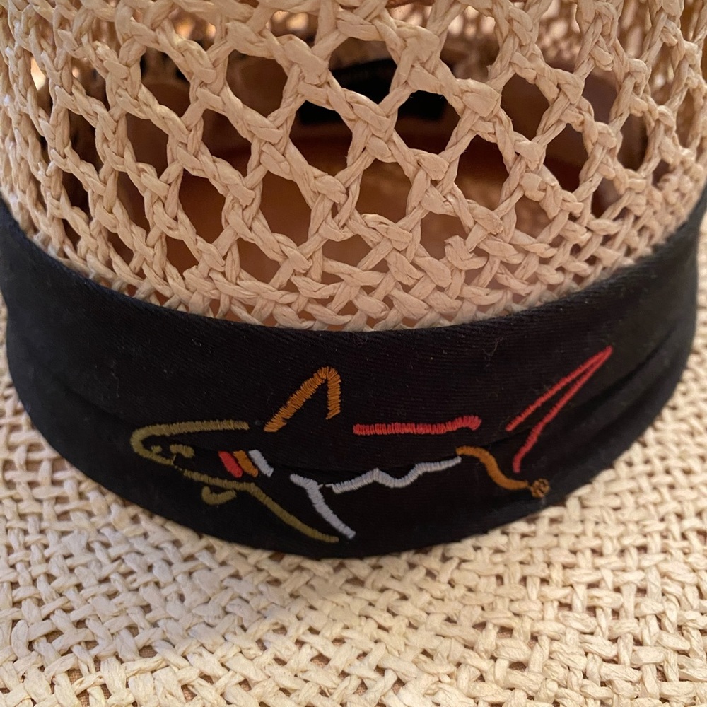Greg norman straw shark hat